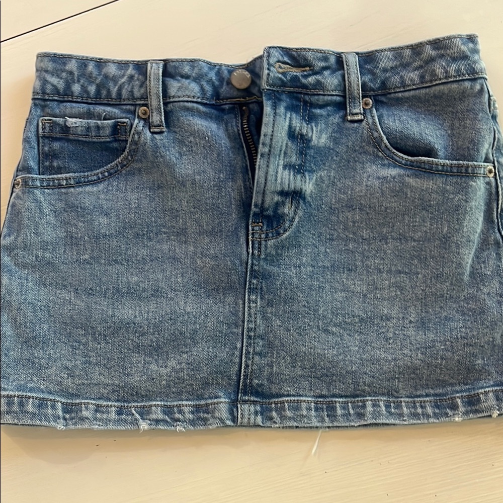 Denim Mini Skirt